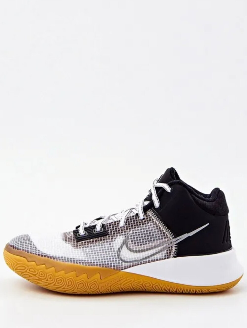 Nike Black, White & Gum Low-Top Basketball Shoes